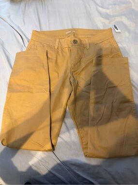 Old Navy Men's Khaki Chinos in Mustard Brown Skinny size 4S